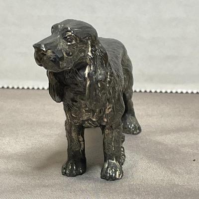 Antique Jennings Brothers Metal Spaniel Dog