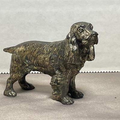 Antique Jennings Brothers Metal Spaniel Dog