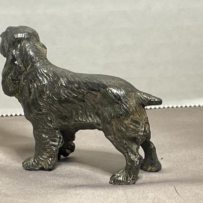 Antique Jennings Brothers Metal Spaniel Dog