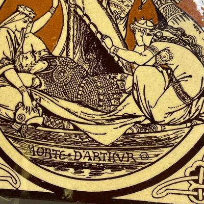Mintons Ceramic Tile - Death of Arthur