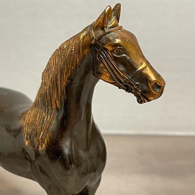 Solid Metal Horse - Possibly Bronze