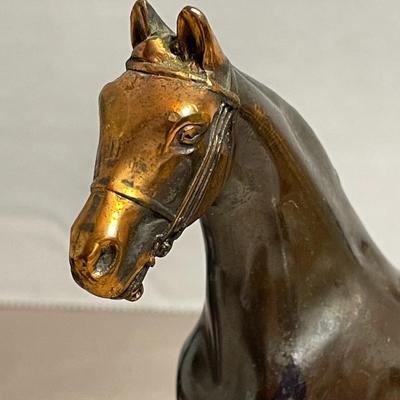 Solid Metal Horse - Possibly Bronze