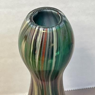 1900s Rindskopf Art Nouveau Multi-Color Vase