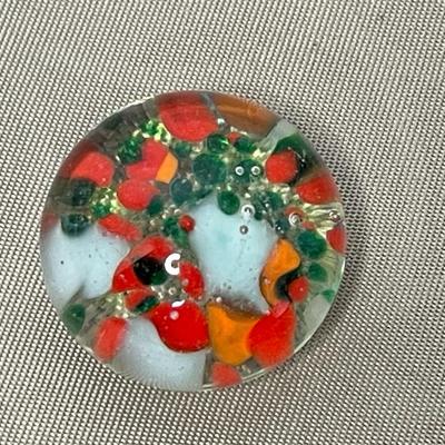 Tiny Art Glass Paperweight