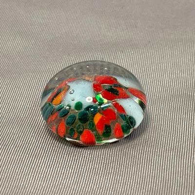 Tiny Art Glass Paperweight