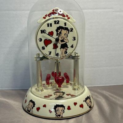 2008 Betty Boop Domed Clock
