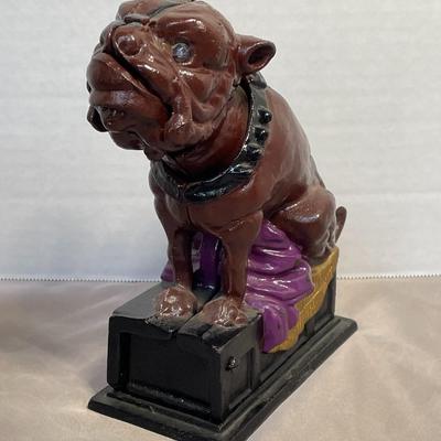 Bulldog Cast Iron Mechanical Bank