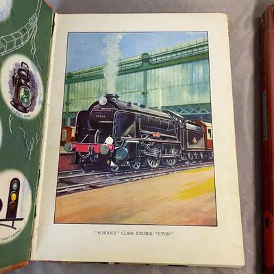 Vintage Railroad Themed Books