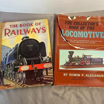 Vintage Railroad Themed Books