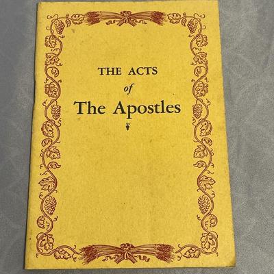 1928 The Acts of the Apostles Book