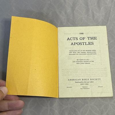 1928 The Acts of the Apostles Book