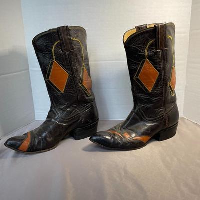 Vintage Laramie Hand Made Leather Boots