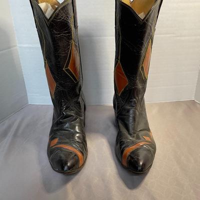 Vintage Laramie Hand Made Leather Boots