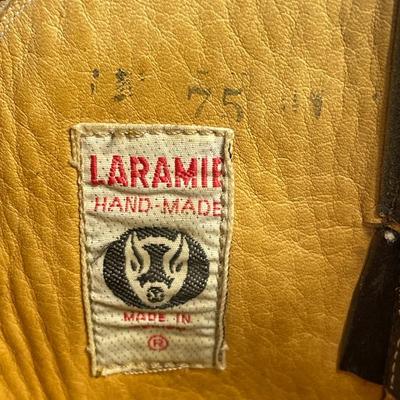 Vintage Laramie Hand Made Leather Boots