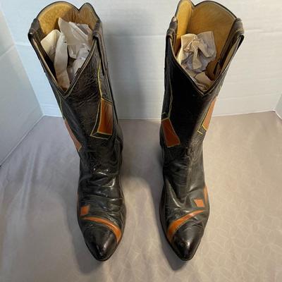 Vintage Laramie Hand Made Leather Boots