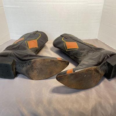 Vintage Laramie Hand Made Leather Boots