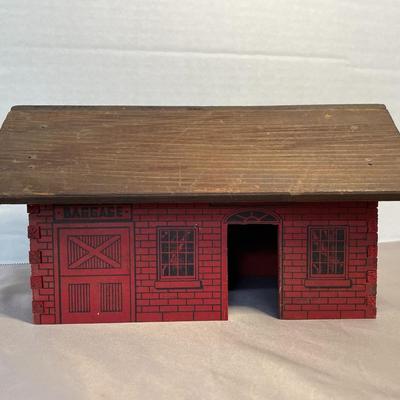 Vintage Lincoln Logs Lincolnville Train Station