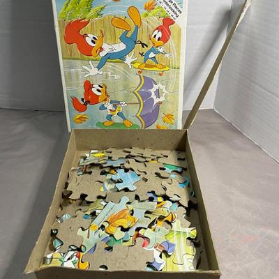 1980s Woody Woodpecker and Superman Puzzles