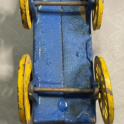 Vintage Cast Iron Goat and Express Wagon