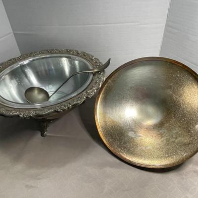 Silver-plated Oneida Colored Serving Dish