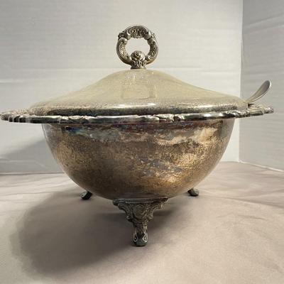 Silver-plated Oneida Colored Serving Dish