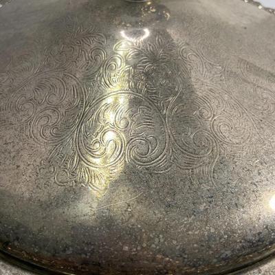 Silver-plated Oneida Colored Serving Dish