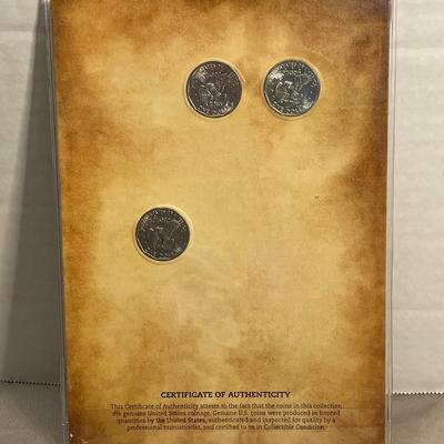 1980 Susan B Anthony Coins all 3 Mints