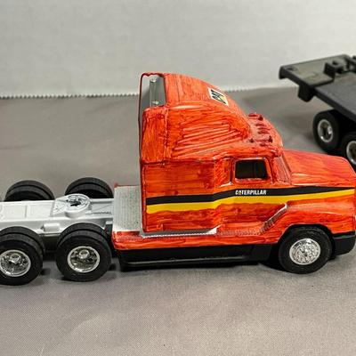 ERTL Cat Tractor and Trailer