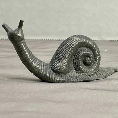 Vintage Cast Iron Garden Snail