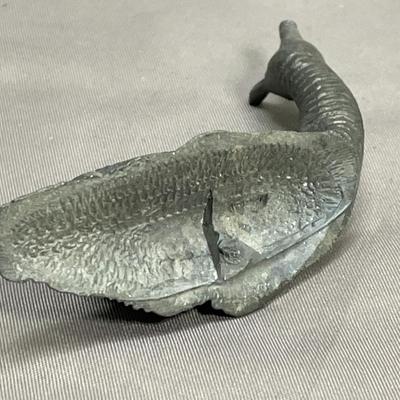 Vintage Cast Iron Garden Snail