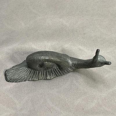 Vintage Cast Iron Garden Snail