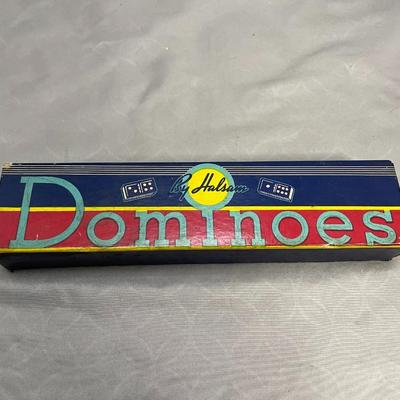 Vintage Set of Halsam Dominoes