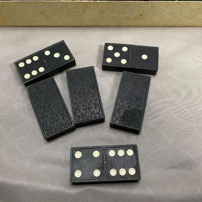 Vintage Set of Halsam Dominoes