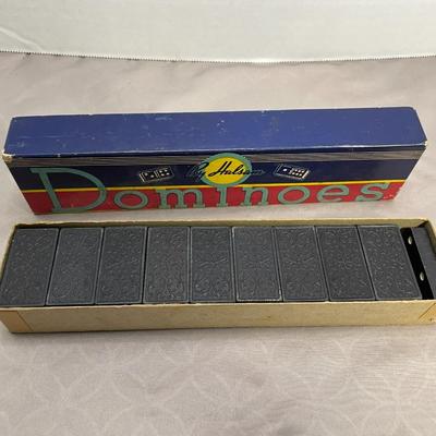 Vintage Set of Halsam Dominoes