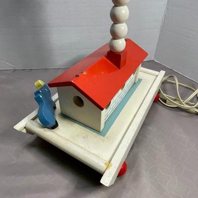 Vintage Noah's Ark Children's Lamp