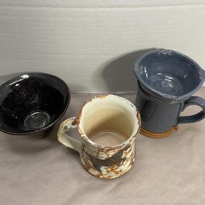Studio Art Pottery - Wax Warmer, Mug, Bowl