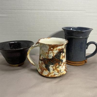 Studio Art Pottery - Wax Warmer, Mug, Bowl