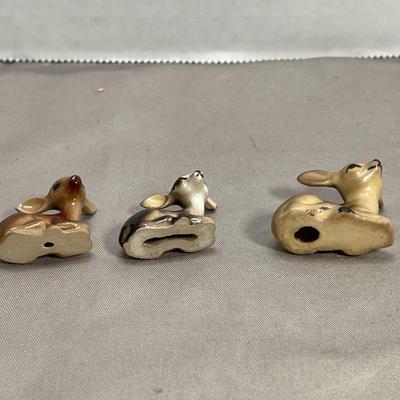 3 Miniature Fawns - One is Hagen Renaker