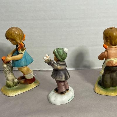 3 Figurines of Children - Goebel and Arnart