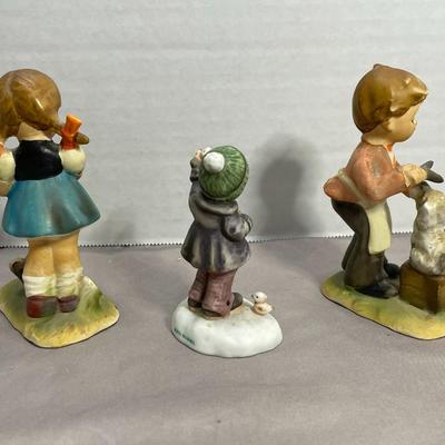 3 Figurines of Children - Goebel and Arnart