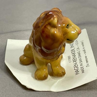 1989 Hagen Renaker Lion