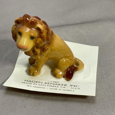 1989 Hagen Renaker Lion