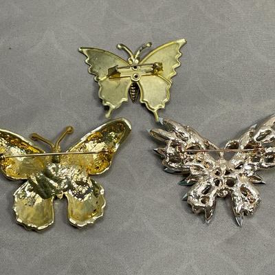 Collection of Butterfly Brooches - Monet and Sarah Cov