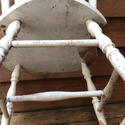Vintage Small Painted Rocking Chair