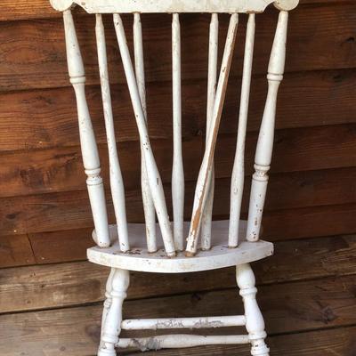 Vintage Small Painted Rocking Chair