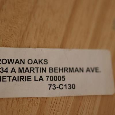 Rowan Oaks Dining Table with 6 Chairs & Leaf (See Description)
