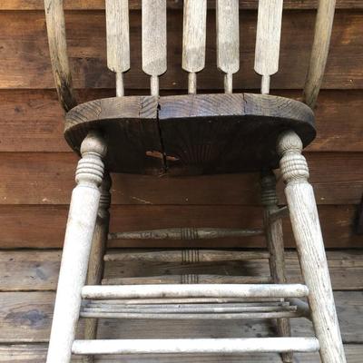 Vintage Keywood Brothers Oak Chair, As Is