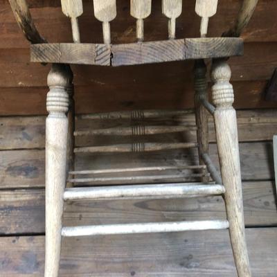 Vintage Keywood Brothers Oak Chair, As Is