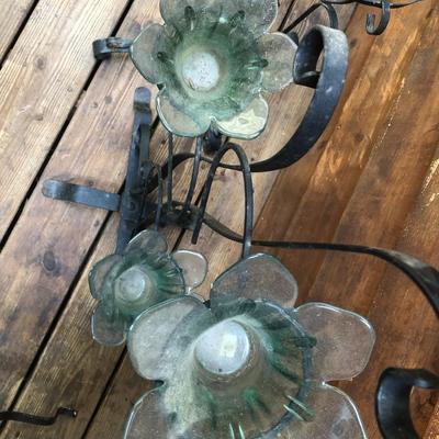 Metal Plant Stands Pair