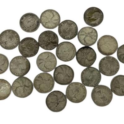 Silver Canadian Quarters